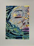“Submerged” limited edition hand finished art print - A4