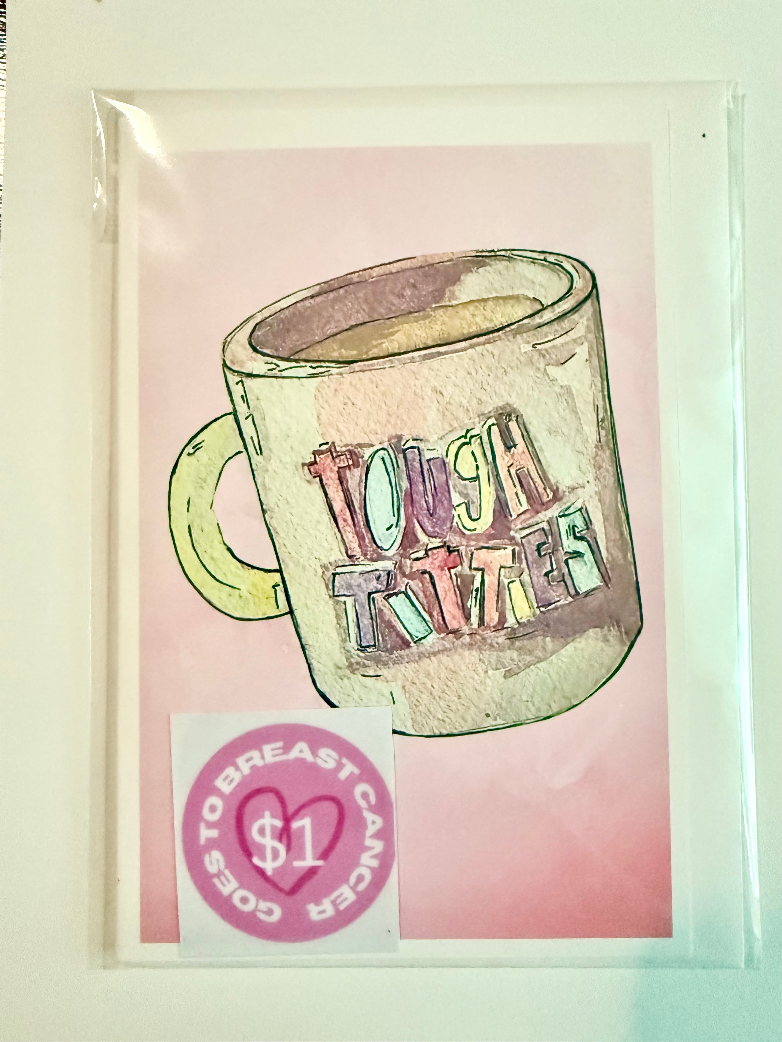 Tough Titties - Greeting card - $1 Breast Care Network Australia