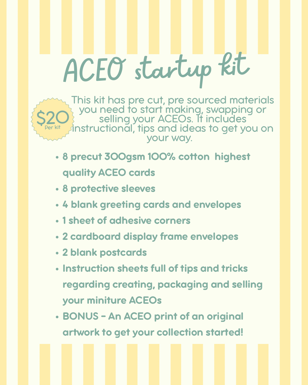 Small ACEO starter kit
