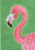 Original Art Print - Flamingo