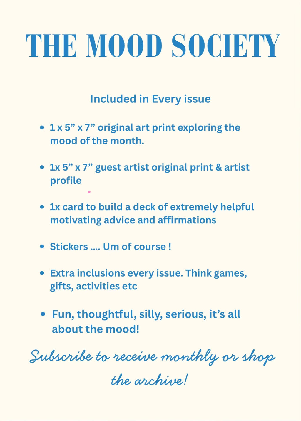 The Mood Society Print Club