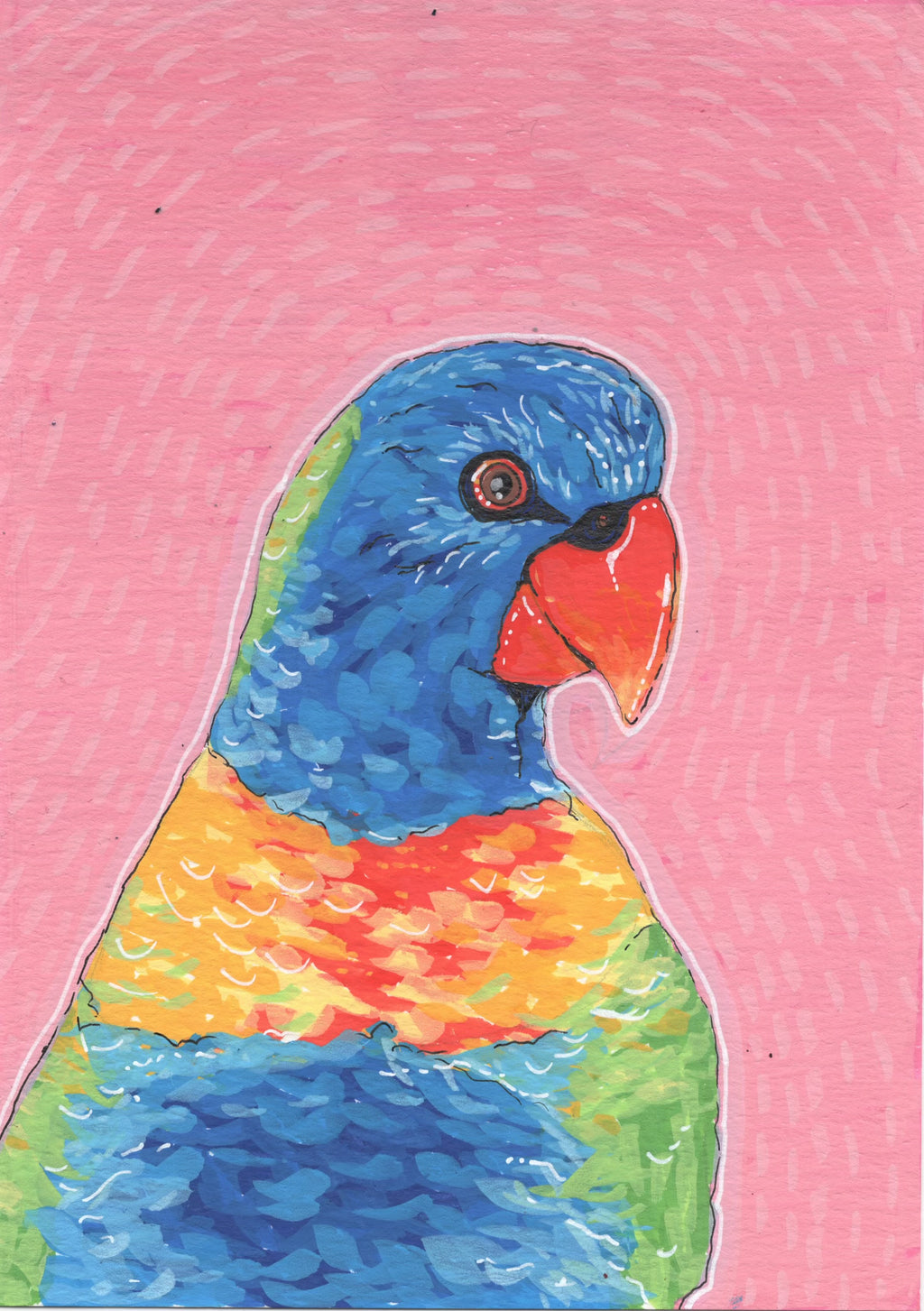 Original Art Print - Rainbow Lorikeet
