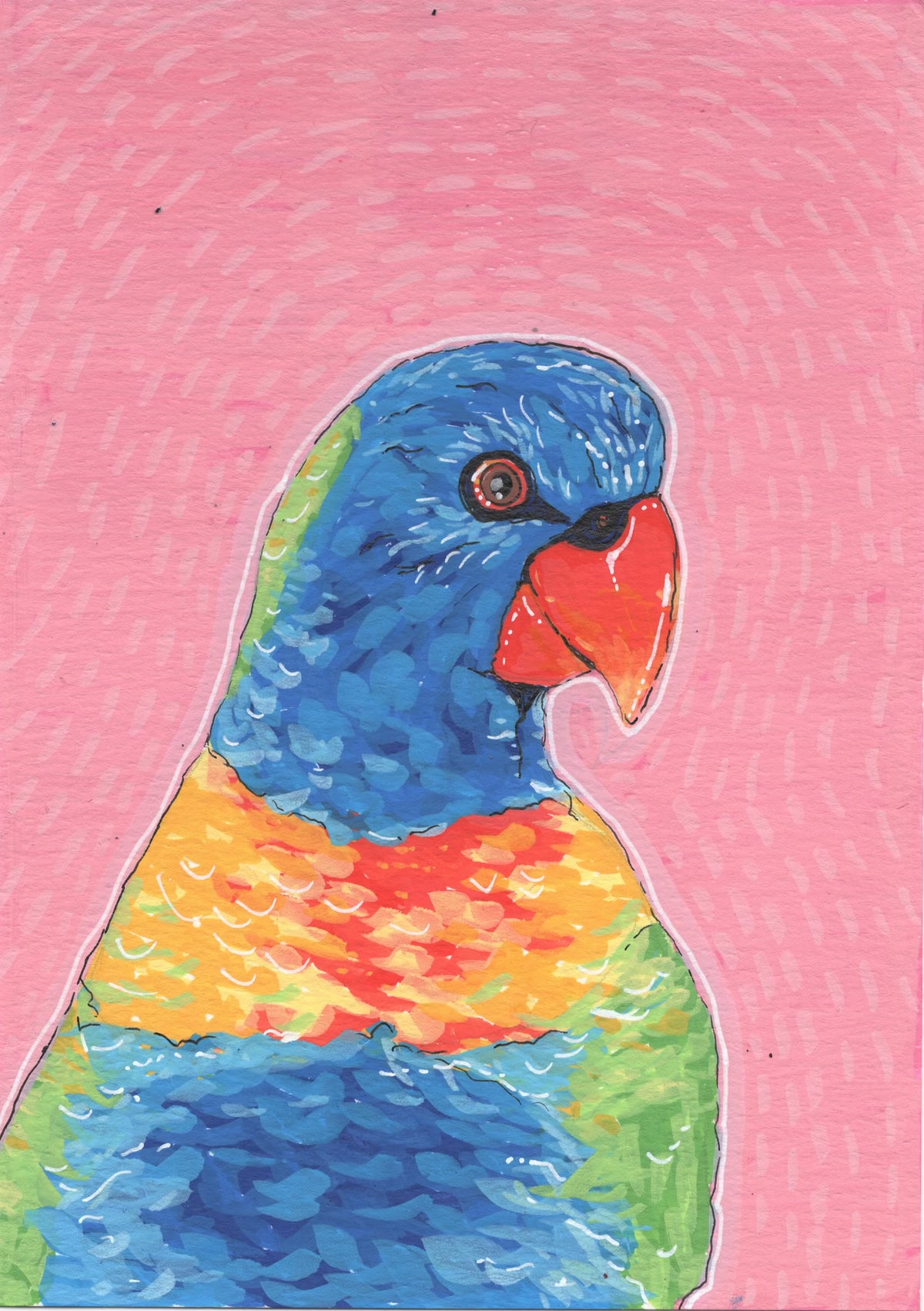 Original Art Print - Rainbow Lorikeet