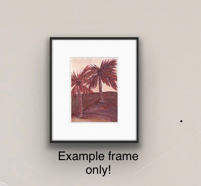 Dessert Palms 1 - Matt art print