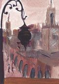 Marrakech Overlooking the Square - Matt art print