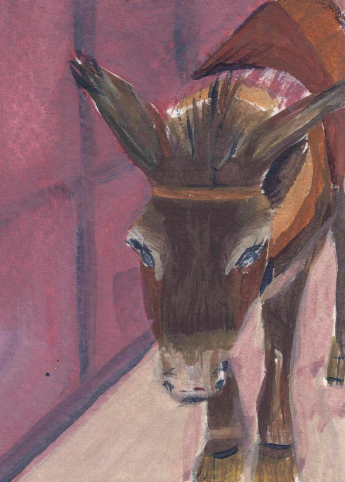 Marrakech Donkey - Matt art print